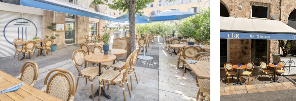 Il Trio - Restaurant bistronomique sur le vieux port de Marseille sur le fameuse place aux huiles - top resto Marseille